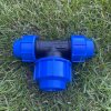 Fiting Plastica Alfa PP T-kus na PE potrubie redukovaný Ø25mm - Ø32mm