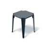 LOTTIE Side Table 396x396x465mm - charcoal
