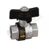 Vykurovacia technika Guľový uáver voda - so spätným ventilom - 3/4"FF; motýľ