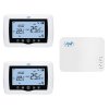 Dvojzónový WiFi termostat PNI CT410 PRO s dvoma riadiacimi jednotkami