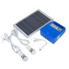 Prenosný solárny systém PNI GreenHouse H01 s panelom 10 W, batériou 12 V / 7 Ah, rádiom, MP3 a 2 LED žiarovkami