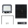 Solárny LED reflektor PNI GreenHouse WS50 50 W, panel 8 W, batéria 6000 mAh, 900 lm, diaľkový ovládač, IP65