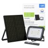 Solárny LED reflektor PNI GreenHouse WS50 50 W, panel 8 W, batéria 6000 mAh, 900 lm, diaľkový ovládač, IP65