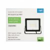 Tenký LED reflektor PNI GreenHouse WS51 50 W na 230 V, 4500 lm, studená biela 6400 K, IP65