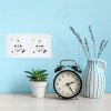 Dvojitá zapustená Wi-Fi zásuvka PNI SmartHome WP202-2, súprava 2 ks s USB a skleneným rámikom