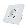 Zapustená Wi-Fi zásuvka PNI SmartHome WP202 s USB-A a USB-C, meranie spotreby, 16 A