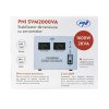 Stabilizátor napätia PNI SVM2000VA so servomotorom, 2000 VA / 1600 W, výstup 230 V