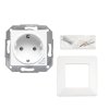Zapustená Wi-Fi zásuvka PNI SmartHome WP850 do steny, 16 A / 3600 W, Alexa a Google Home