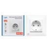 Zapustená Wi-Fi zásuvka PNI SmartHome WP850 do steny, 16 A / 3600 W, Alexa a Google Home