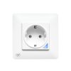 Zapustená Wi-Fi zásuvka PNI SmartHome WP850 do steny, 16 A / 3600 W, Alexa a Google Home