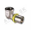 Vykurovacia technika Koleno PRESS-GAS 90°  - závit vnútorný - 1/2"Fx20
