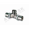 Vykurovacia technika T-kus PRESS  - závit vonkajší - 20x1/2"Mx20
