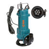 Ponorné kalové čerpadlo ZWQ 7500 (400V) s rezacím nožom, 7500W, 138000 l/h, liatinové, do septiku