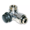 Vykurovacia technika Kúpeľňový termostatický ventil OPTIMA - trojosový - 1/2"xM24; pravý; chróm