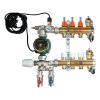 UNIMIX - univerzálna zostava - skriňa  P-MAX 4 - 3/4"xEK; 9cestný; DAB.EVOSTA 2 40-70/130; mosadz