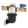 Vykurovacia technika Magnetický filter DIRTSTOP - otočný s patentovanou vložkou - 3/4"M x 3/4"F; 1,46m3/h; biely - akcia