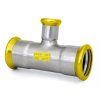 Vykurovacia technika T-kus 90° PRESS GAS - redukovaný - 35-22-35mm