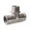 Vykurovacia technika T-kus 90° - s vonkajším závitom - nerez AISI 316 - 22-R3/4"-22mm