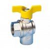Vykurovacia technika Guľový uzáver plyn - rohový - 3/4"FF; motýľ