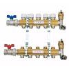 Vykurovacia technika Zostava rozdeľovač/zberač - skriňa N-KLASIK 2 - 5/4"xEK; 6cestný; mosadz