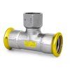 Vykurovacia technika T-kus 90° PRESS GAS - s vnútorným závitom  - 35-Rp1/2"-35