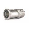 Vykurovacia technika Prechodka - s vonkajším závitom - nerez AISI 316 - 22mm-R3/4"