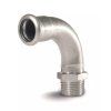 Vykurovacia technika Prechodový oblúk 90° - s vonkajším závitom - nerez AISI 316 - 22mm-R3/4"