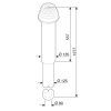 Kondenzačný kotol BOSCH - Zvislý odťah spalín 80/125mm, 1277mm, čierna farba – pohľad 2