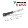 Kondenzačný kotol BOSCH - Zvislý odťah spalín 80/125mm, 1277mm, čierna farba