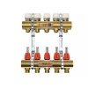 Vykurovacia technika Zostava rozdeľovač/zberač - bez skrine - 5/4"xEK; 10cestný; mosadz