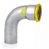Vykurovacia technika Oblúk 90° PRESS GAS - s jedným zásuvným koncom - 54mm