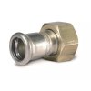 Vykurovacia technika Pripojovacie šróbenie - na ploché tesnenie - nerez AISI 316 - G 3/4"-15mm; mosadz