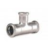 Vykurovacia technika T-kus 90° - redukovaný - nerez AISI 316 - 42-28-42mm