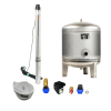 Domáca vodáreň s ponorným čerpadlom 3,5" SC 3-18 400V / 90l nerez - RTS, set do studne na vodu