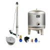 Domáca vodáreň s ponorným čerpadlom 3,5" SC 3-25 400V / 90l nerez - RTS, set do studne a vrtu s tlakovou nádobou
