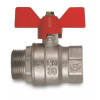 Vykurovacia technika Guľový uzáver voda PERFECTA - 5/4"MF; motýľ