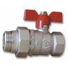 Vykurovacia technika Guľový uzáver voda PERFECTA - so šróbením - 5/4"FM; motýľ