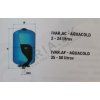 Vykurovacia technika Tlaková expanzná nádoba - vodárenské systémy - 50l; 10bar; 1"; závesná – pohľad 2
