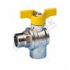 Vykurovacia technika Guľový uzáver plyn - rohový - 3/4"MF; motýľ