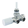 Vykurovacia technika Termostatická jednobodová armatúra - 1/2"xEK; rohová