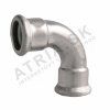 Vykurovacia technika Oblúk 90°  - C - 76,1mm