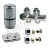 Vykurovacia technika SADA kompaktná kúpeľňová OPTIMA - 1/2"xM24; ALPEX 16x2mm; priamy; inox