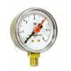 Vykurovacia technika Manometer axiálny - spodné napojenie  1/4"M; D63; 0-6bar