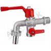 Vykurovacia technika Záhradný guľový uzáver - dvojitý - 1/2"M x 3/4"M x 16mm; páka